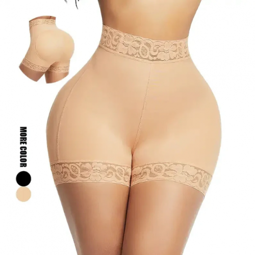 Faja Short Levanta Cola Crema